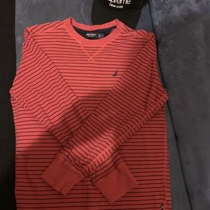 Nautica Long Sleeve Stripped Tee